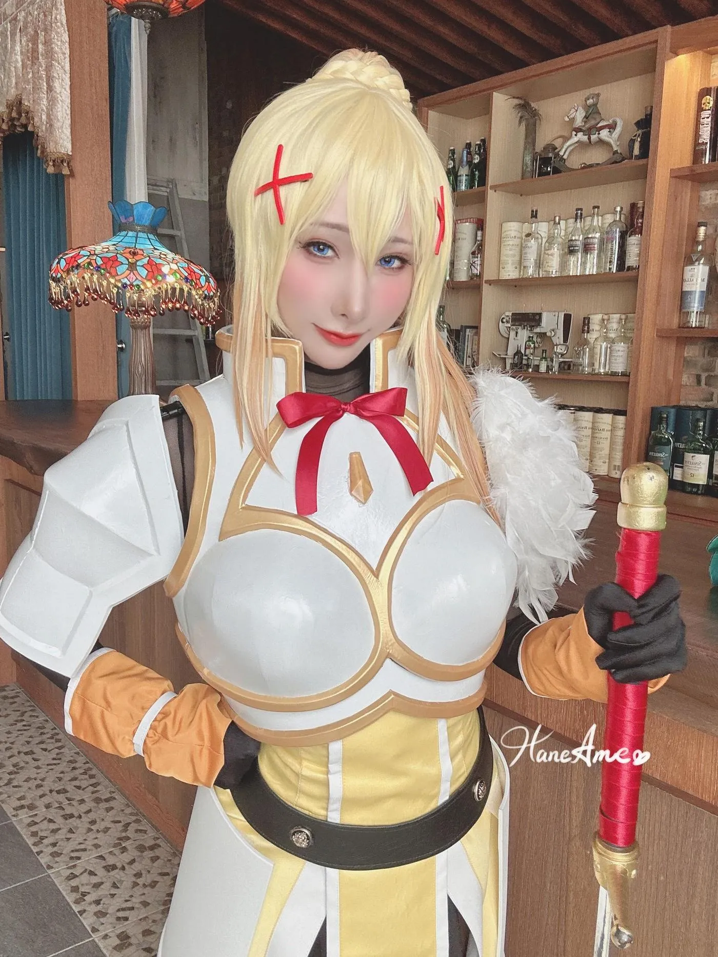 雨波_HaneAme – NO.191 2023年05月新品订阅4套视频-Konosuba Darkness [48P]插图3